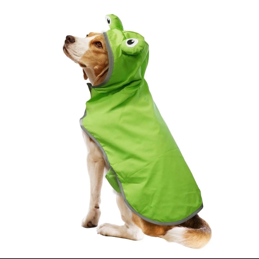 Fetchwear Frog Dog Raincoat Size Large